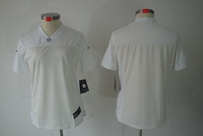 Women NEW NFL Oakland Raiders Blank White Jerseys Women NEW NFL Oakland Raiders Blank White Jerseys