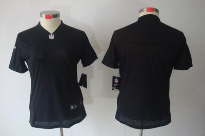Women NEW NFL Oakland Raiders Blank Black Jerseys Women NEW NFL Oakland Raiders Blank Black Jerseys