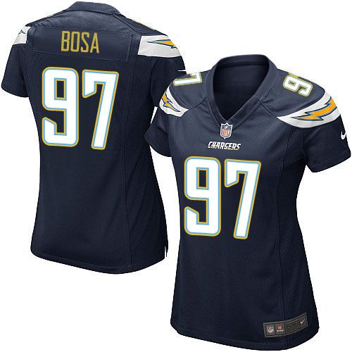 Nike Chargers #97 Joey Bosa Navy Blue Team Color Women's Stitched NFL Elite Jersey