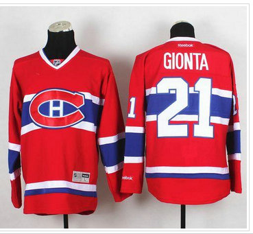Montreal Canadiens #21 Brian Gionta Red New CH Stitched NHL Jersey