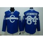 NHL Montreal Canadiens #84 LATENERESSE BLUE