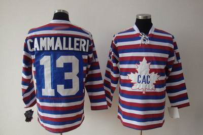 Montreal Canadiens #13 Michael Cammalleri strip Jersey