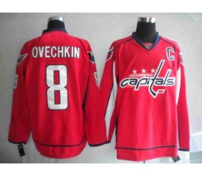 jerseys,Washington Capitals 8 A.Ov red