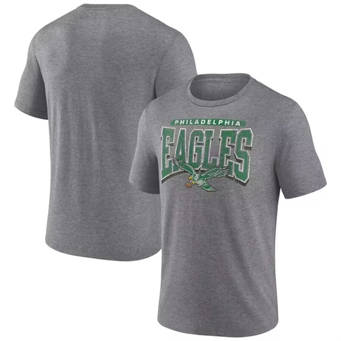 Men's Philadelphia Eagles Gray Sleeve T-Shirt Men's Philadelphia Eagles Gray Sleeve T-Shirt