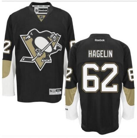 Pittsburgh Penguins #62 Carl Hagelin black custom any name and any number