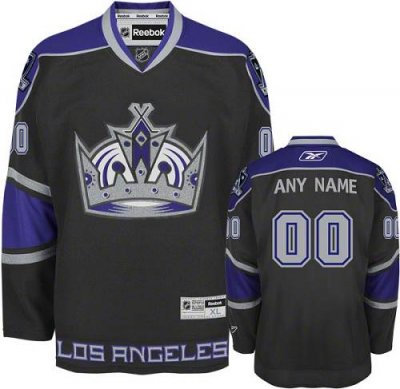 Customized Los Angeles Kings Jersey Black Home Man Jersey