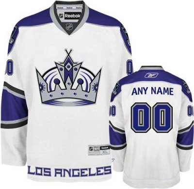 Customized Los Angeles Kings Jersey White Road Man Jersey