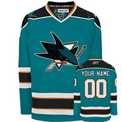 San Jose Sharks Home Customized Jersey