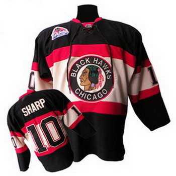 Youth Chicago Blackhawks 10 PATRICK SHARP WINTER CLASSIC Black