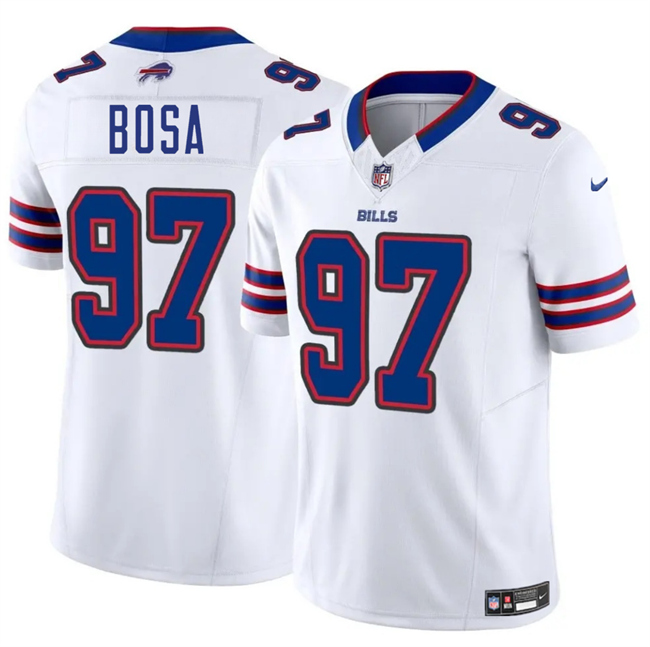 Youth Buffalo Bills #97 Joey Bosa White 2025 F.U.S.E. Vapor Untouchable Limited Stitched Football Jersey Youth Buffalo Bills #97 Joey Bosa White 2025 F.U.S.E. Vapor Untouchable Limited Stitched Football Jersey