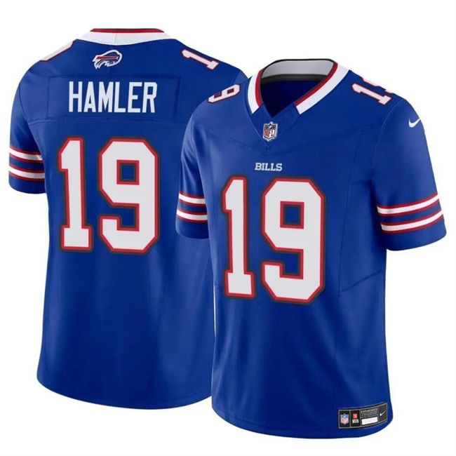 Youth Buffalo Bills #19 KJ Hamler Blue 2024 F.U.S.E. Vapor Untouchable Limited Stitched Football Jersey Youth Buffalo Bills #19 KJ Hamler Blue 2024 F.U.S.E. Vapor Untouchable Limited Stitched Football Jersey