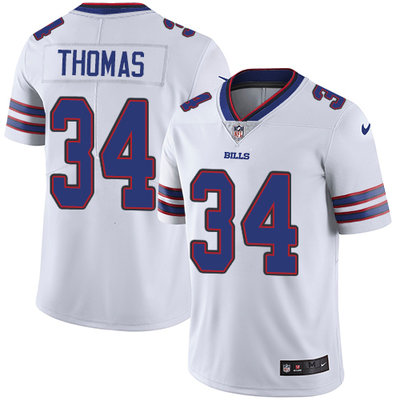 Nike Bills #34 Thurman Thomas White Youth Stitched NFL Vapor Untouchable Limited Jersey Nike Bills #34 Thurman Thomas White Youth Stitched NFL Vapor Untouchable Limited Jersey