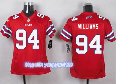 Nike Bills #94 Mario Williams Red Youth Stitched NFL Limited Rush Jersey Nike Bills #94 Mario Williams Red Youth Stitched NFL Limited Rush Jersey
