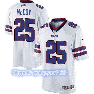 Nike Bills #25 LeSean McCoy White Youth Stitched NFL Limited Jersey Nike Bills #25 LeSean McCoy White Youth Stitched NFL Limited Jersey