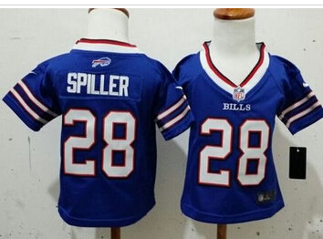 Toddler New Bills #28 C.J. Spiller Royal Blue Team Color Stitched NFL Elite Jersey Toddler New Bills #28 C.J. Spiller Royal Blue Team Color Stitched NFL Elite Jersey