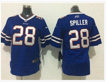 Youth NEW Bills #28 C.J. Spiller Royal Blue Team Color NFL Elite Jersey
