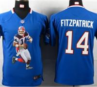 Nike Youth Buffalo Bills #14 Fitzpatrick Blue Portrait Fashion Game Jerseys Nike Youth Buffalo Bills #14 Fitzpatrick Blue Portrait Fashion Game Jerseys