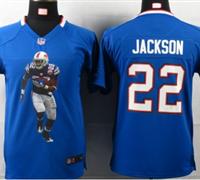 Nike Youth Buffalo Bills #22 Jackson Blue Portrait Fashion Game Jerseys