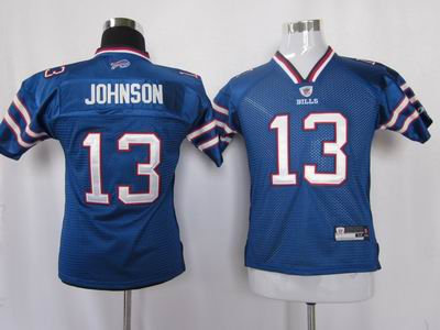Youth buffalo bills 13 johnson blue color jersey Youth buffalo bills 13 johnson blue color jersey