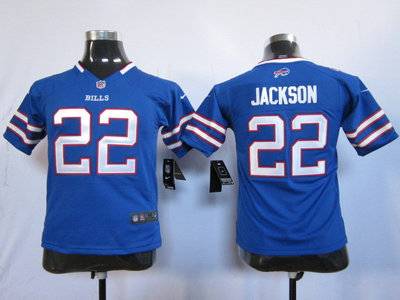 Nike NFL Youth Buffalo Bills 22 Fred Jackson Blue jerseys