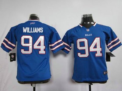 Nike NFL Youth Buffalo Bills 94 Williams Blue Jerseys Nike NFL Youth Buffalo Bills 94 Williams Blue Jerseys