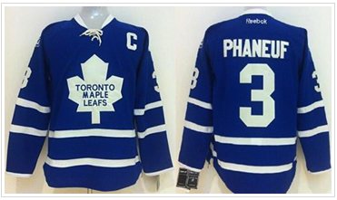 Toronto Maple Leafs #3 Dion Phaneuf Blue Stitched NHL Jersey