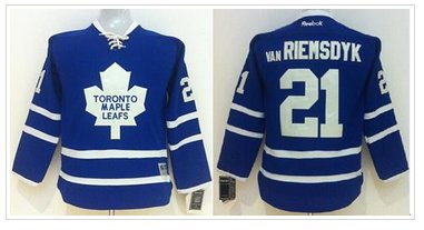 Youth NHL Toronto Maple Leafs #21 James Van Riemsdyk Blue Jersey