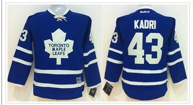 Youth NHL Toronto Maple Leafs #43 Nazem Kadri Blue Jersey