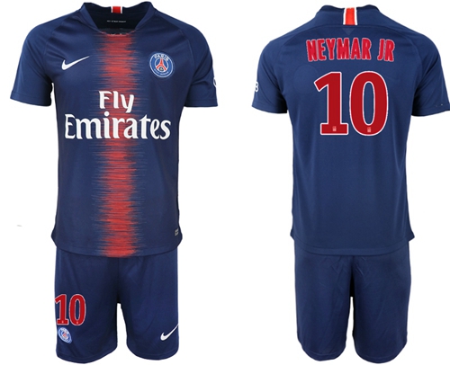 Paris Saint-Germain #10 Neymar Jr Home Soccer Club Jersey