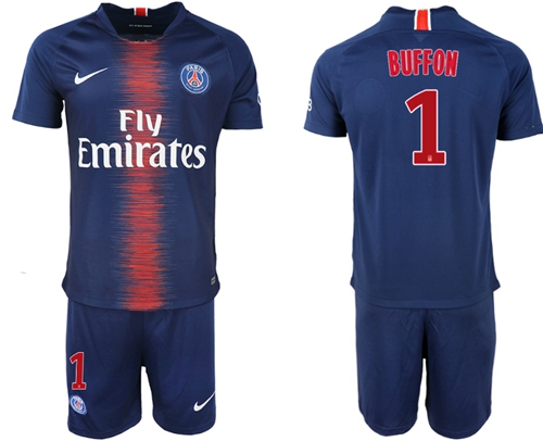 Paris Saint-Germain #1 Buffon Home Soccer Club Jersey