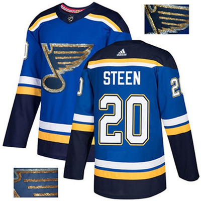 Adidas Blues #20 Alexander Steen Blue Home Authentic Fashion Gold Stitched NHL Jersey Adidas Blues #20 Alexander Steen Blue Home Authentic Fashion Gold Stitched NHL Jersey