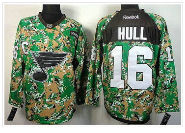St.Louis Blues #16 Brett Hull Camo Veterans Day Practice NHL Jersey St.Louis Blues #16 Brett Hull Camo Veterans Day Practice NHL Jersey