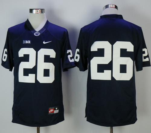 Nittany Lions #26 Navy Blue Limited Stitched NCAA Jersey
