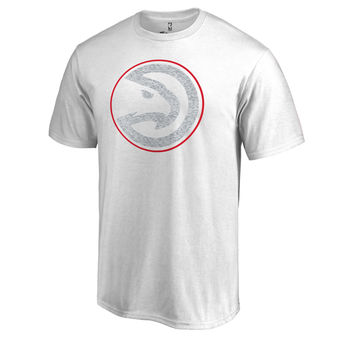 Men's Atlanta Hawks White Whiteout T-Shirt