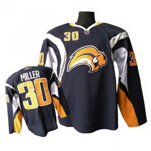 Buffalo Sabres 30 Ryan Miller Black