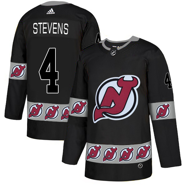 Devils 4 Soctt Stevens Black Team Logos Fashion Adidas Jersey Devils 4 Soctt Stevens Black Team Logos Fashion Adidas Jersey