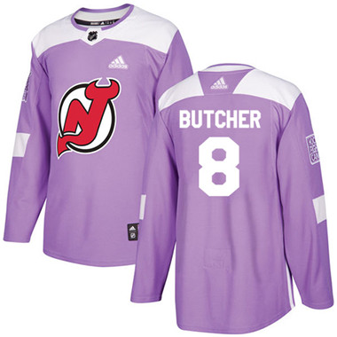 Adidas Devils #8 Will Butcher Purple Authentic Fights Cancer Stitched NHL Jersey Adidas Devils #8 Will Butcher Purple Authentic Fights Cancer Stitched NHL Jersey
