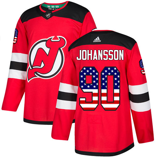 Adidas Devils #90 Marcus Johansson Red Home Authentic USA Flag Stitched NHL Jersey Adidas Devils #90 Marcus Johansson Red Home Authentic USA Flag Stitched NHL Jersey