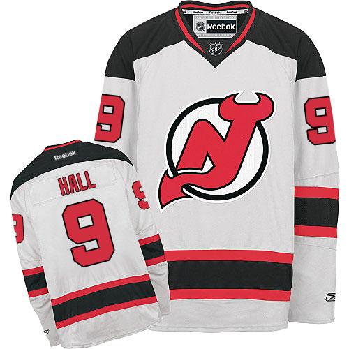 Devils #9 Taylor Hall White Stitched NHL Jersey Devils #9 Taylor Hall White Stitched NHL Jersey