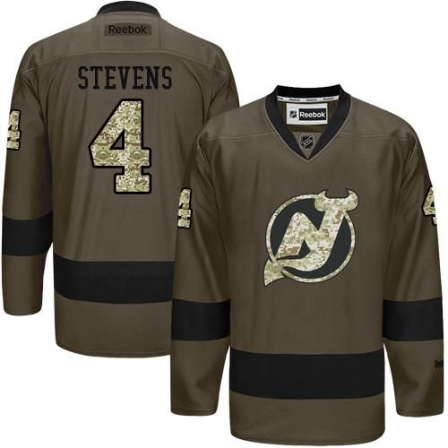 Devils #4 Scott Stevens Green Salute to Service Stitched NHL Jersey Devils #4 Scott Stevens Green Salute to Service Stitched NHL Jersey