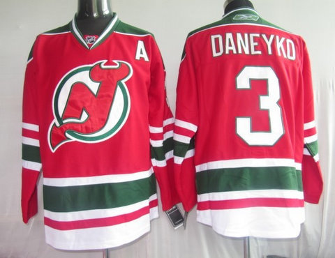 New Jersey Devils 3 Daneyko red 3RD New Jersey Devils 3 Daneyko red 3RD