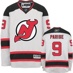 NHL New Jersey Devils #9 Zach Parise Road White Jersey NHL New Jersey Devils #9 Zach Parise Road White Jersey