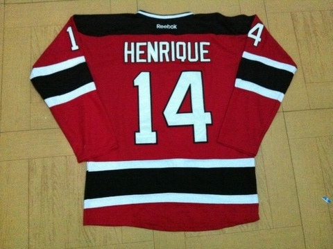 NHL Jerseys New Jerseys Devils 14 HENRIQUE jersey red black NHL Jerseys New Jerseys Devils 14 HENRIQUE jersey red black