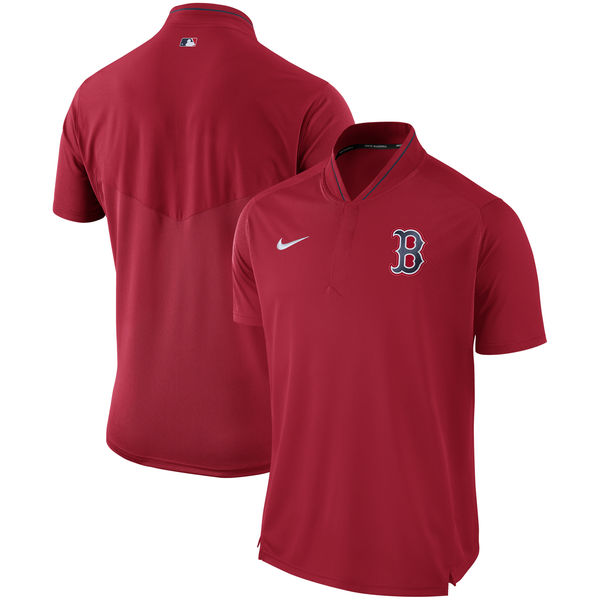 Men's Boston Red Sox Nike Red Authentic Collection Elite Performance Polo