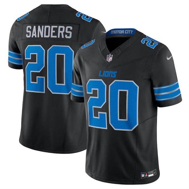 Youth Detroit Lions #20 Barry Sanders Black 2024 F.U.S.E. 2nd Alternate Vapor Limited Stitched Jersey Youth Detroit Lions #20 Barry Sanders Black 2024 F.U.S.E. 2nd Alternate Vapor Limited Stitched Jersey