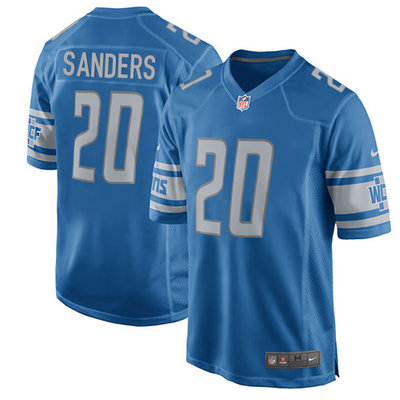 Nike Lions #20 Barry Sanders Light Blue Team Color Youth Stitched NFL Elite Jersey Nike Lions #20 Barry Sanders Light Blue Team Color Youth Stitched NFL Elite Jersey