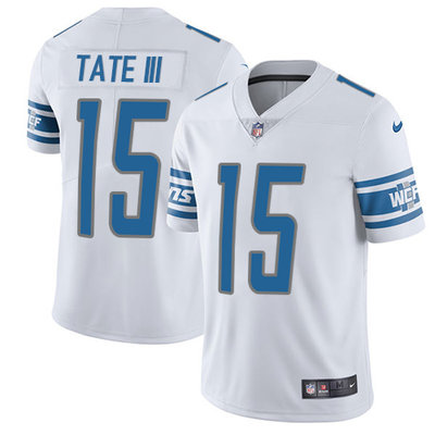 Nike Lions #15 Golden Tate III White Youth Stitched NFL Limited Jersey