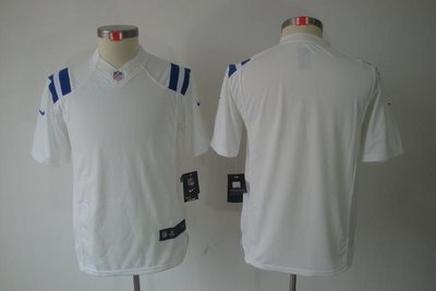Youth Indianapolis Colts Blank White Jerseys