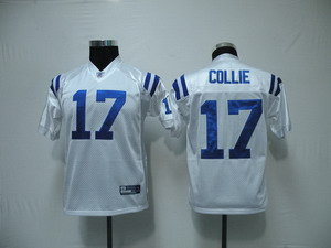 Indianapolis Colt 17 Austin Collie White Kids Jerseys
