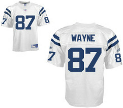 Indianapolis Colts #87 Wayne Youth White Jersey